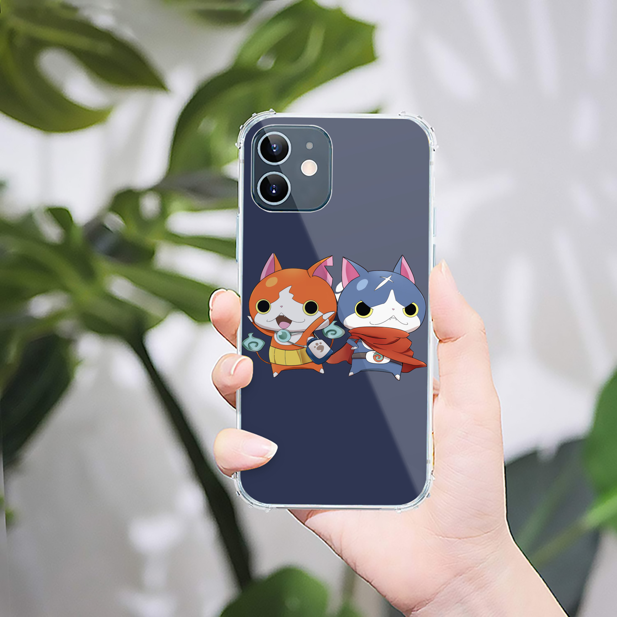 （画像用） 妖怪ウォッチ Yo-kai Watch 【iPhone 12シリーズ対応】透明スマホケース（クリアソフトケース）